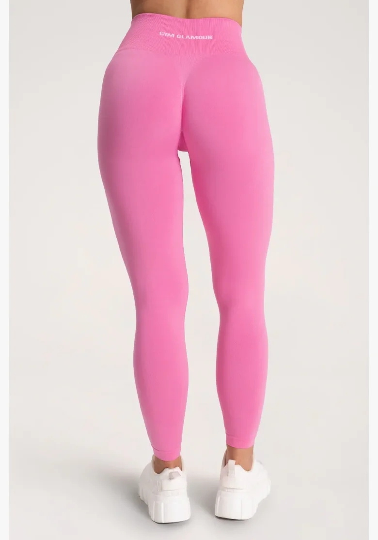 Gym Glamour Legíny Second Skin push up Wild Pink