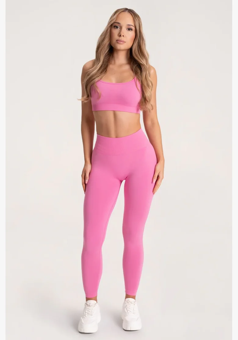 Gym Glamour Legíny Second Skin push up Wild Pink