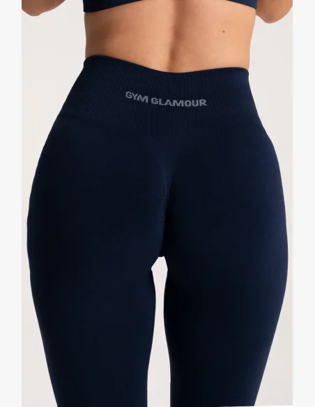 Gym Glamour Legíny Second Skin push up Dark Blue