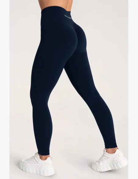 Gym Glamour Legíny Second Skin push up Dark Blue