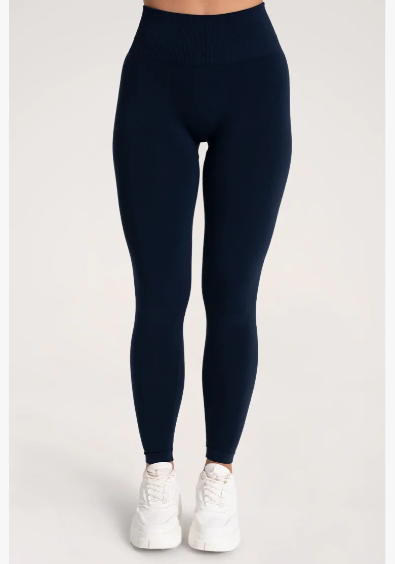 Gym Glamour Legíny Second Skin push up Dark Blue