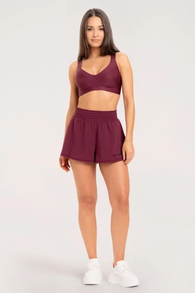 Gym Glamur Šortky Court  burgundy