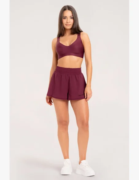 Gym Glamur Šortky Court  burgundy