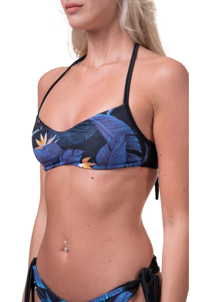 NEBBIA Earth Powered Bikini (vrchní díl) modrá