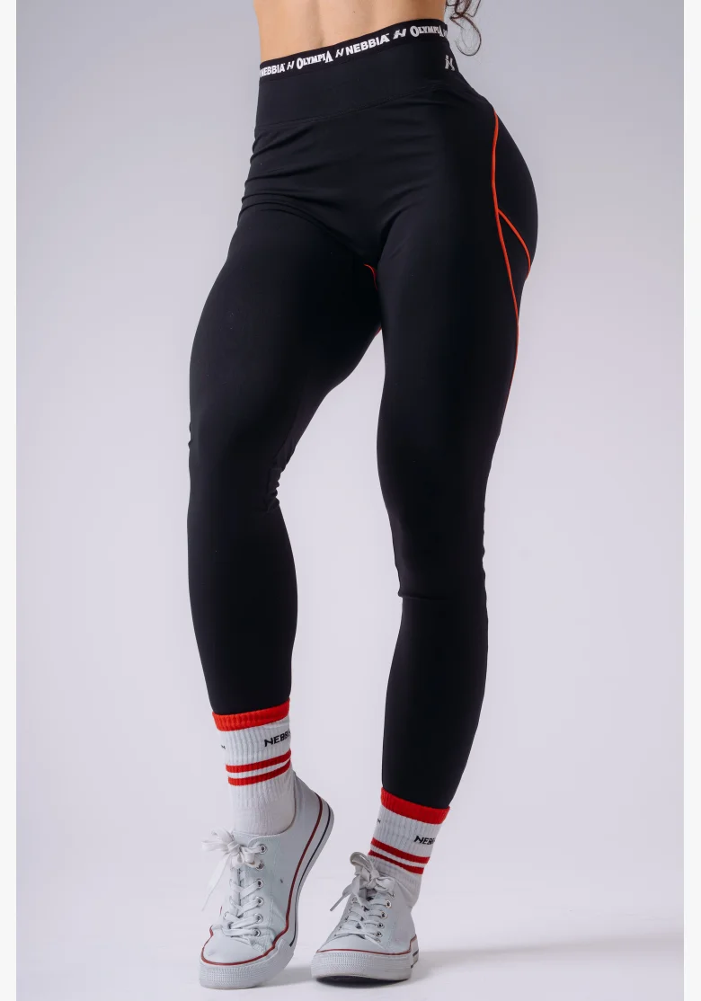 NEBBIA x Olympia High-Waist legíny černé