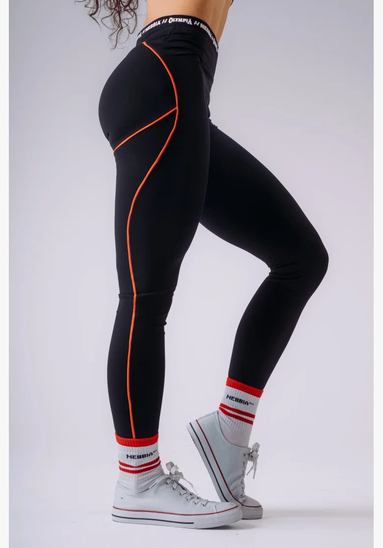 NEBBIA x Olympia High-Waist legíny černé
