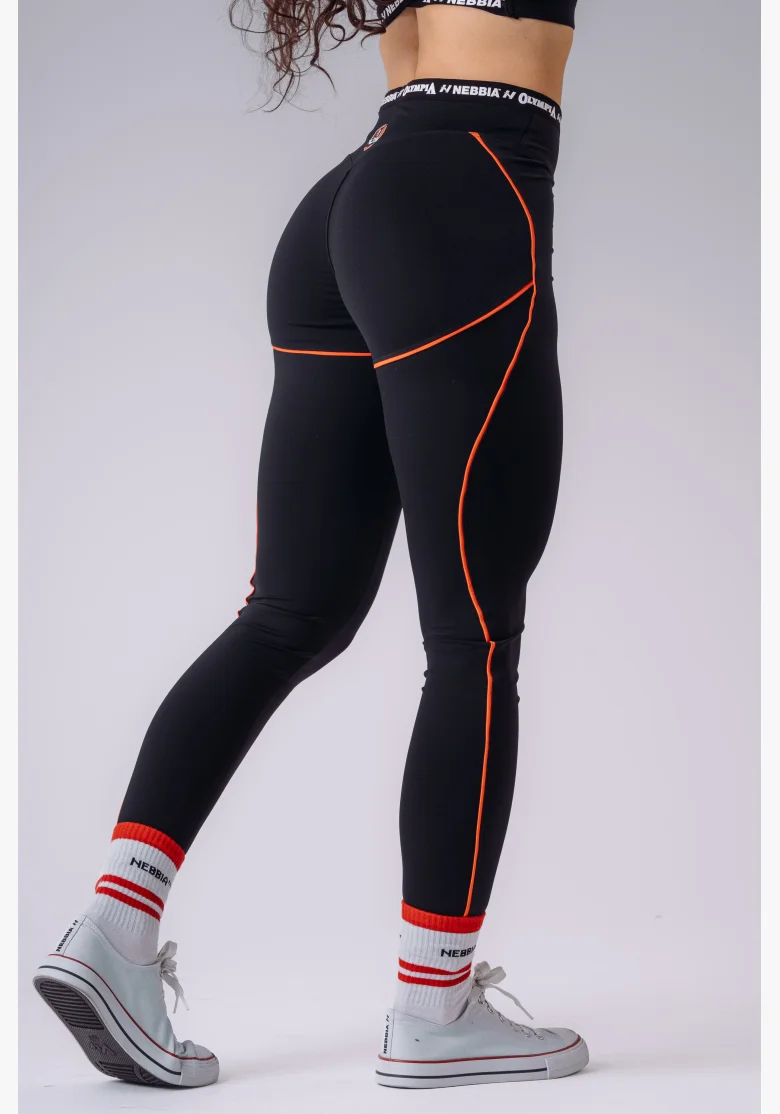 NEBBIA x Olympia High-Waist legíny černé