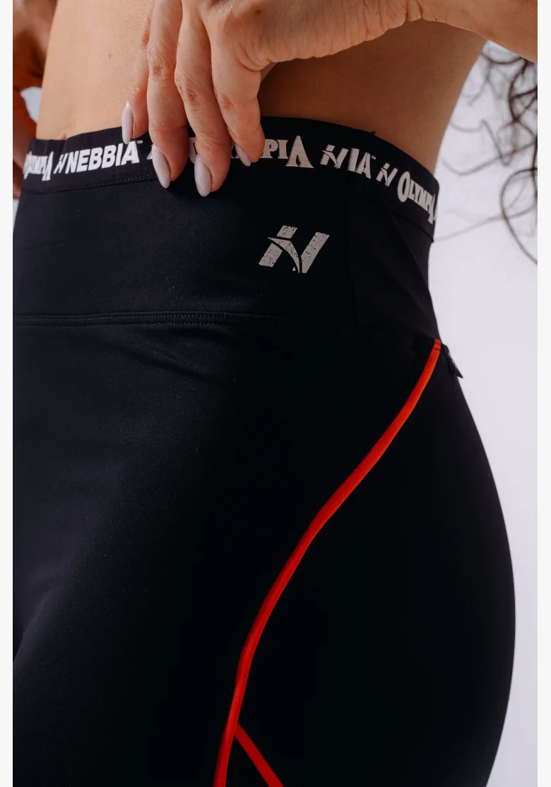 NEBBIA x Olympia High-Waist legíny černé