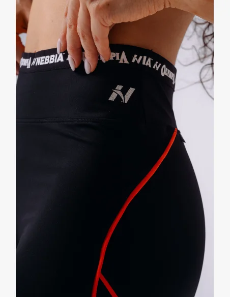 NEBBIA x Olympia High-Waist legíny černé