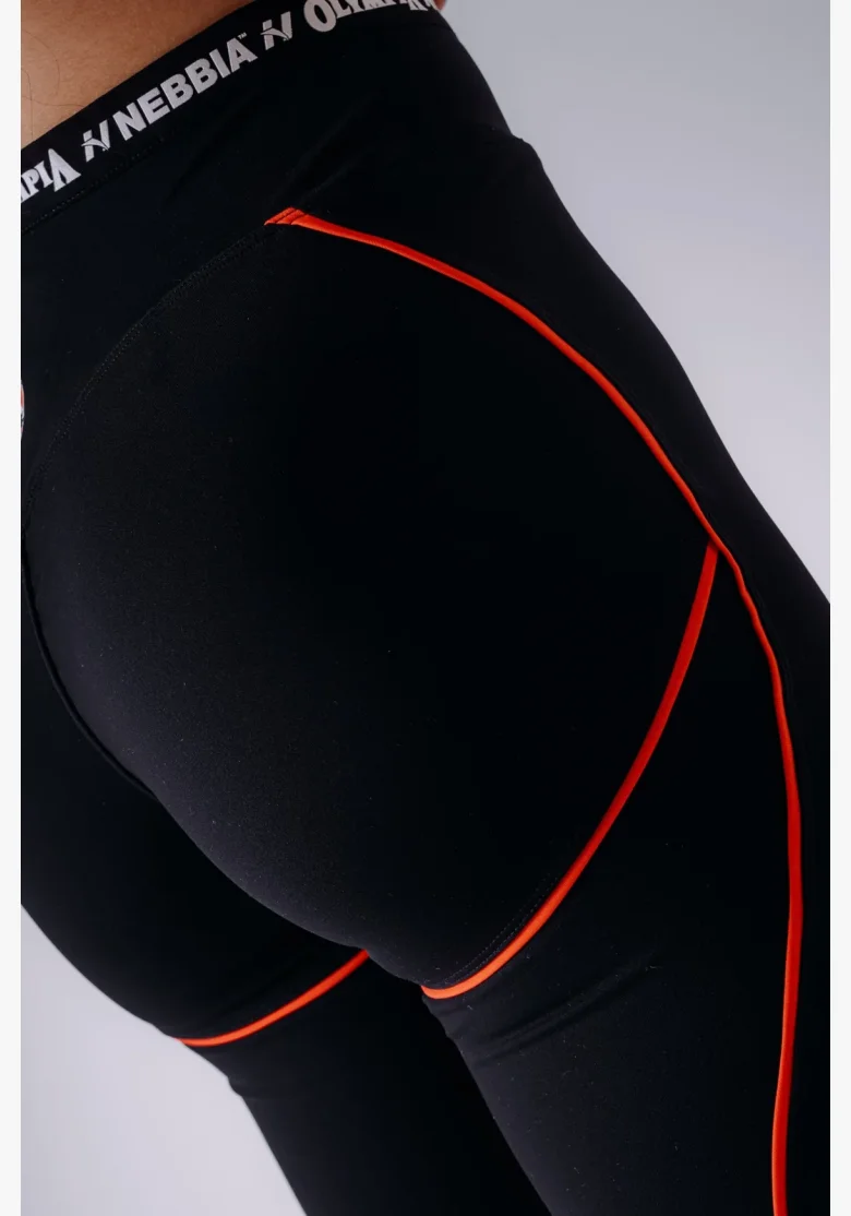 NEBBIA x Olympia High-Waist legíny černé