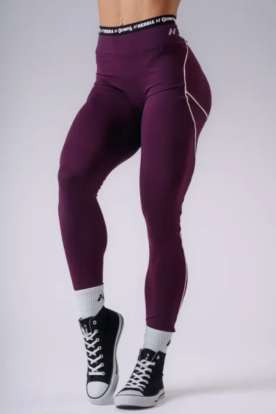 NEBBIA x Olympia High-Waist legíny bordové 2