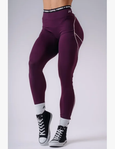 NEBBIA x Olympia High-Waist legíny bordové