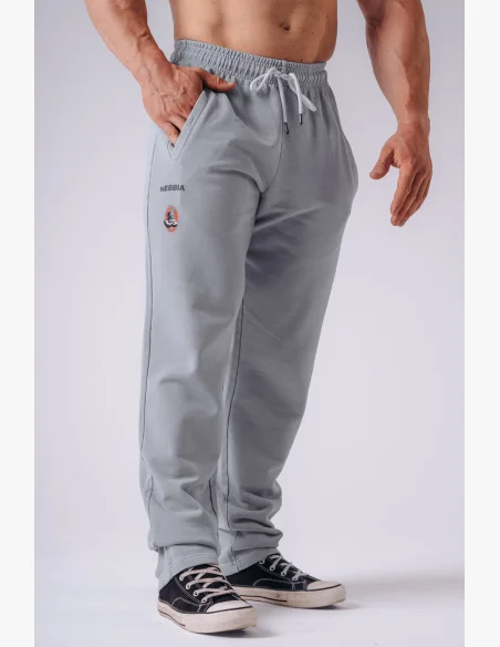 NEBBIA x Olympia tepláky glacier gray