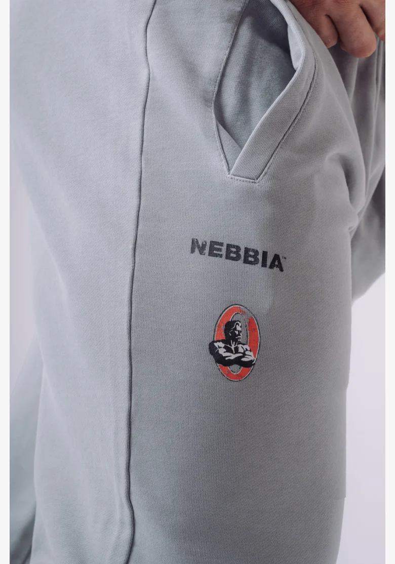 NEBBIA x Olympia tepláky glacier gray