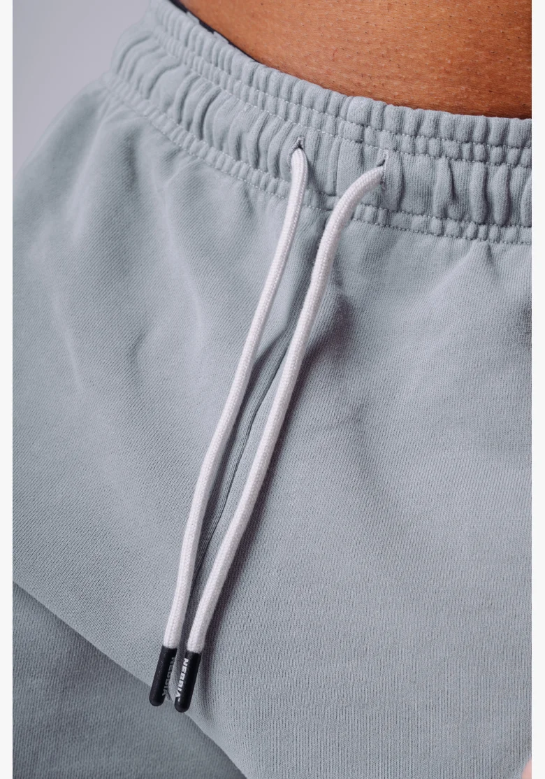 NEBBIA x Olympia tepláky glacier gray