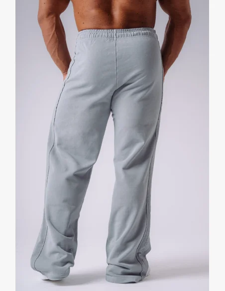 NEBBIA x Olympia volné tepláky glacier grey