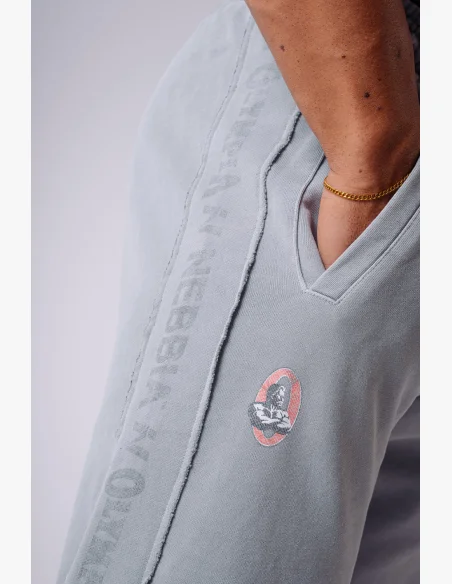 NEBBIA x Olympia volné tepláky glacier grey