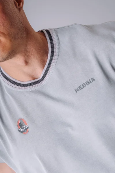NEBBIA x Olympia Muscle Cover tank top glacier grey 2