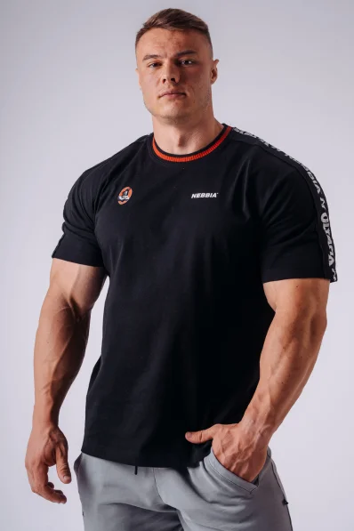 NEBBIA x Olympia Muscle Cover tričko black