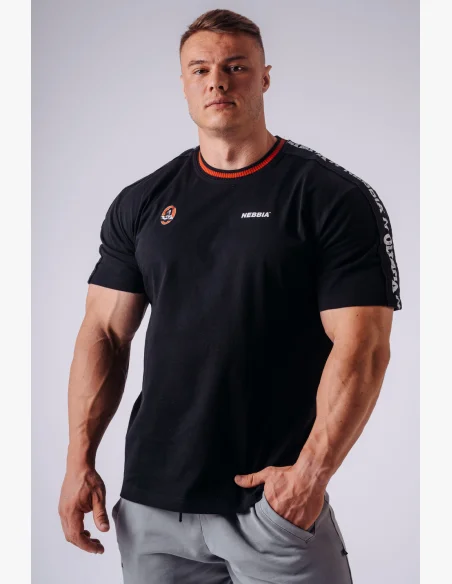 NEBBIA x Olympia Muscle Cover tričko black