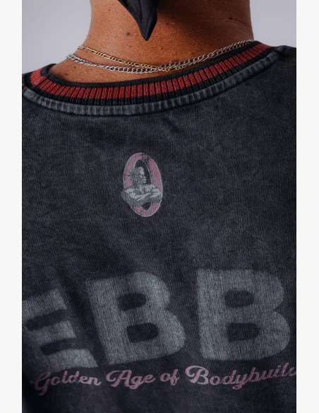 NEBBIA x Olympia Heavyweight Cotton tričko dark grey