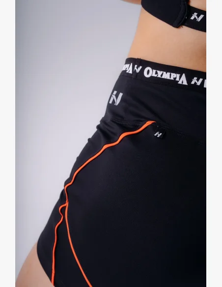 NEBBIA x Olympia High-Waist šortky černé