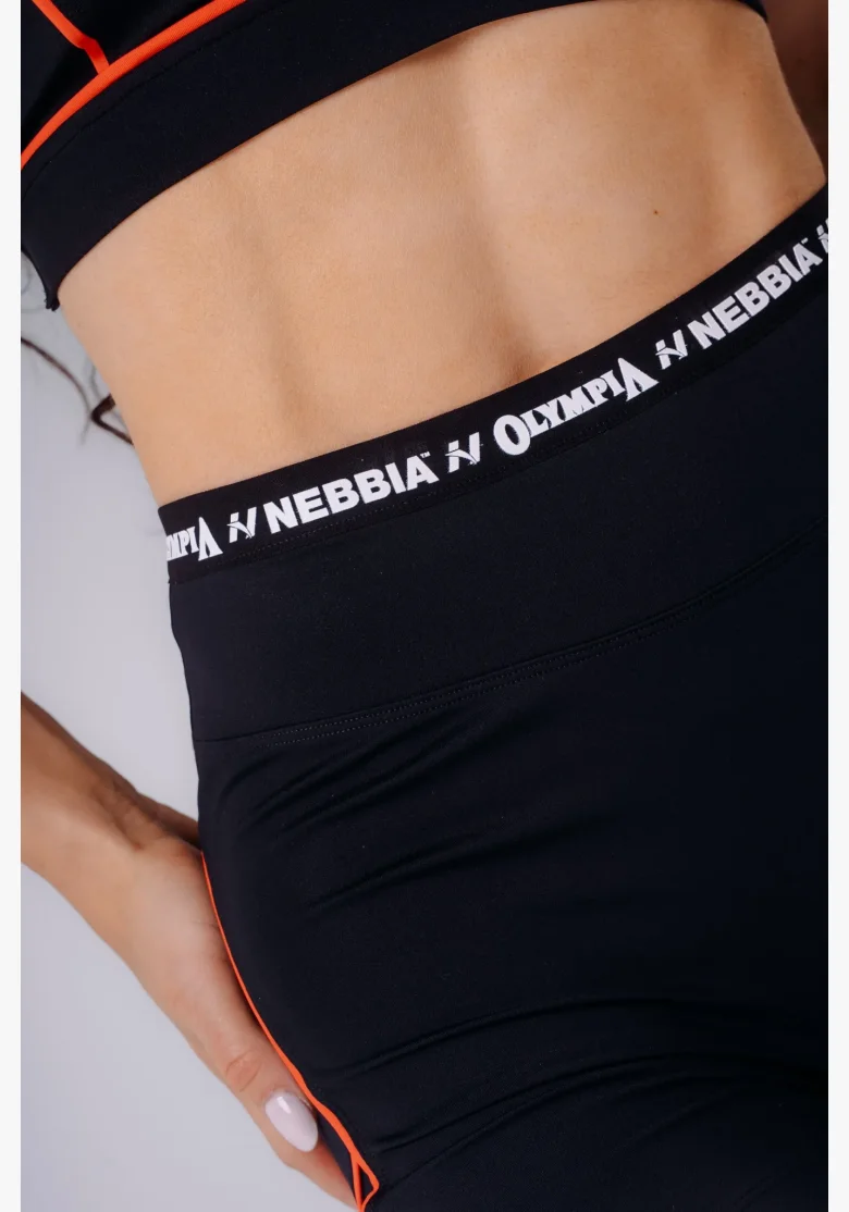 NEBBIA x Olympia High-Waist šortky černé