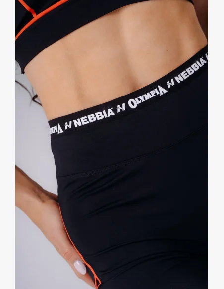 NEBBIA x Olympia High-Waist šortky černé