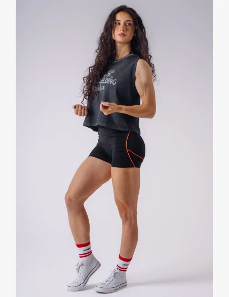 NEBBIA x Olympia Oversized tank top černý