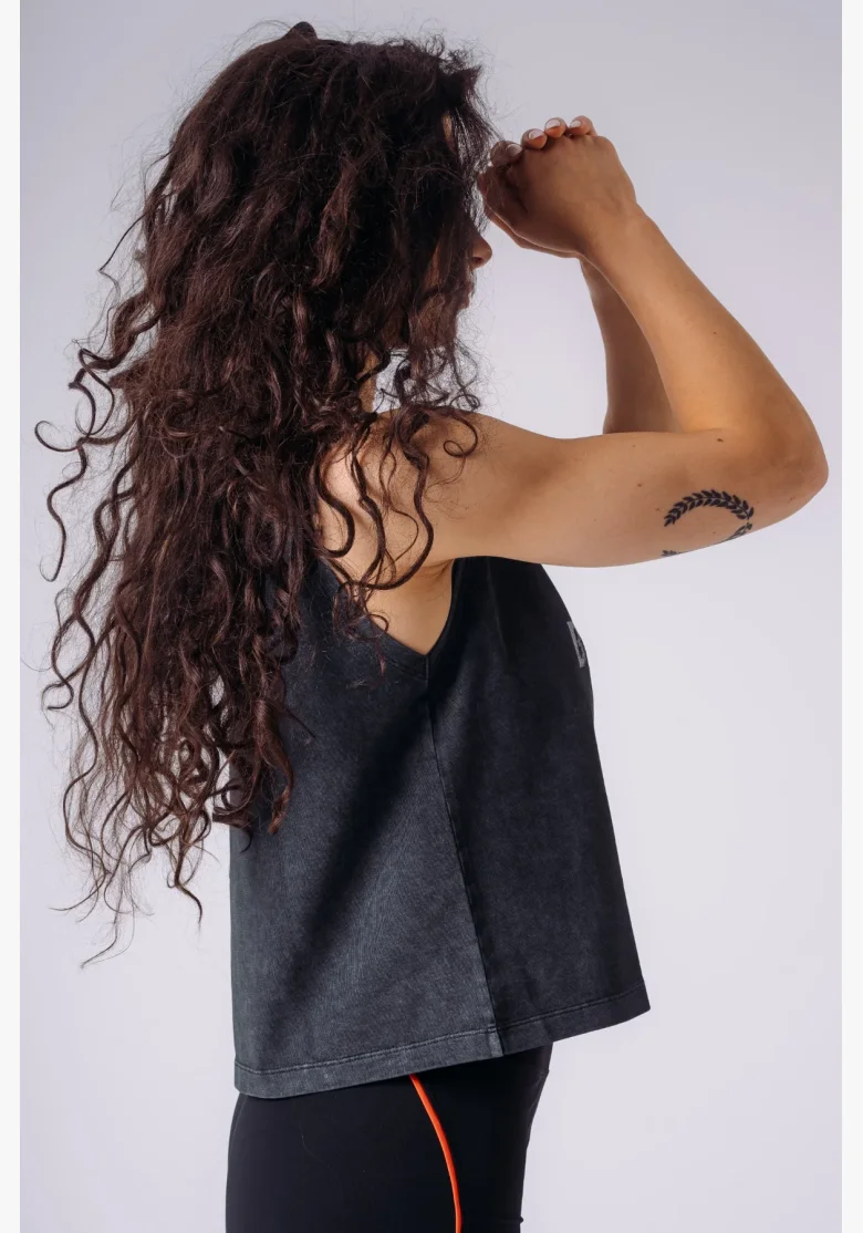 NEBBIA x Olympia Oversized tank top černý
