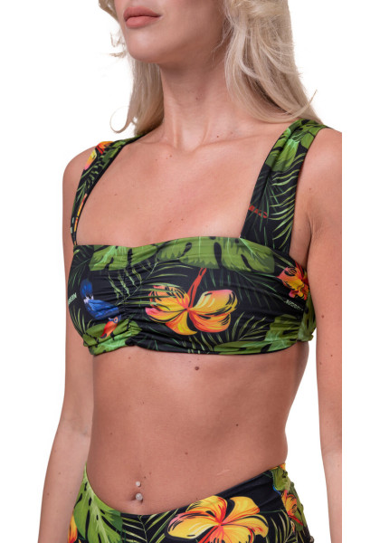 NEBBIA Miami Retro Bikini (vrchní díl) junglegreen