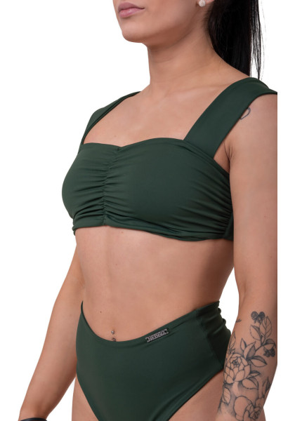 NEBBIA Miami Retro Bikini (vrchní díl) zelená