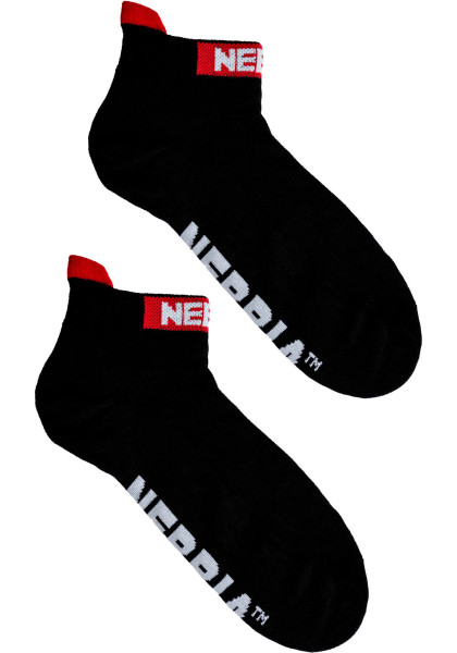 NEBBIA “SMASH IT” kotníkové ponožky černá