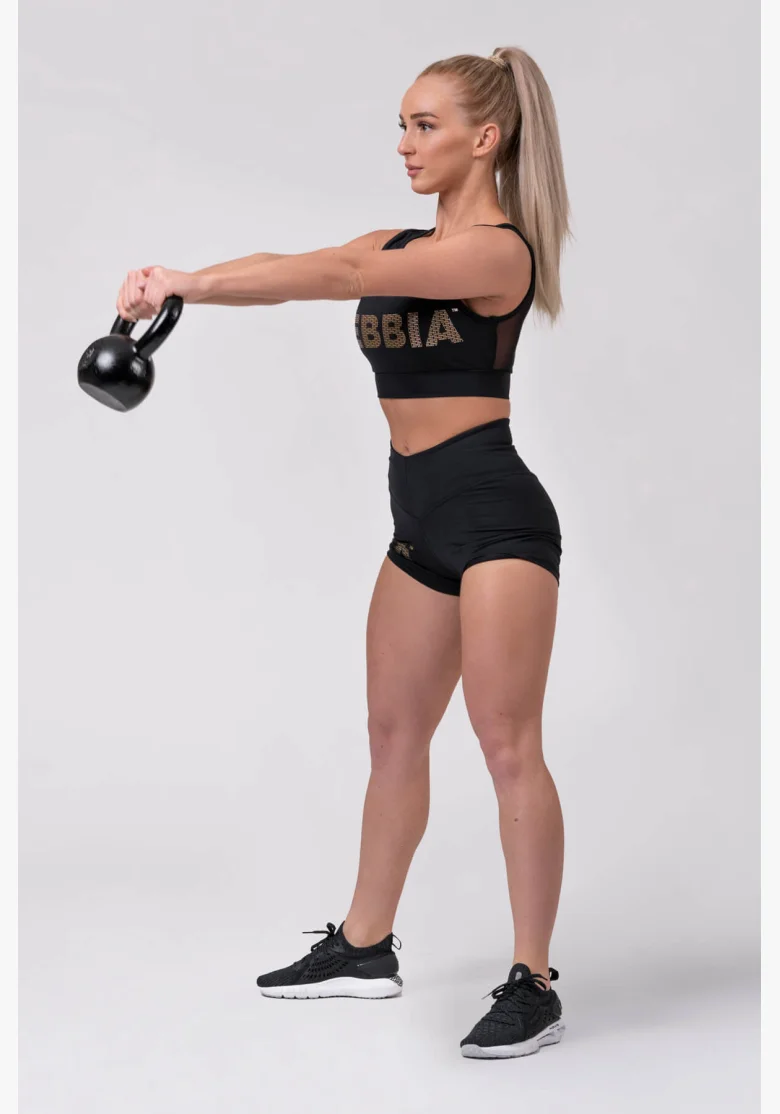 NEBBIA • Gold Print šortky • NEBBIAshop.cz