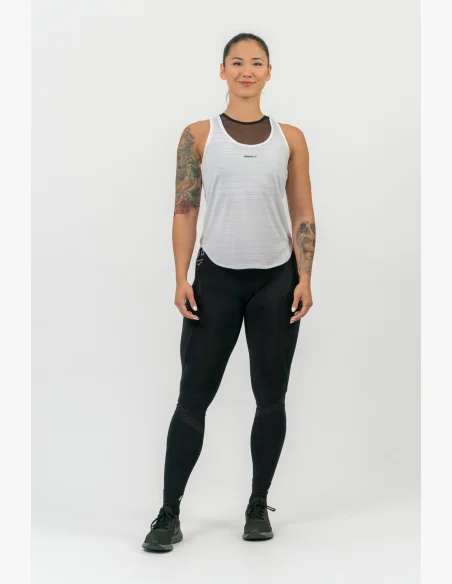 NEBBIA • FIT Activewear tílko “Airy” s reflexním logem • NEBBIAshop.cz