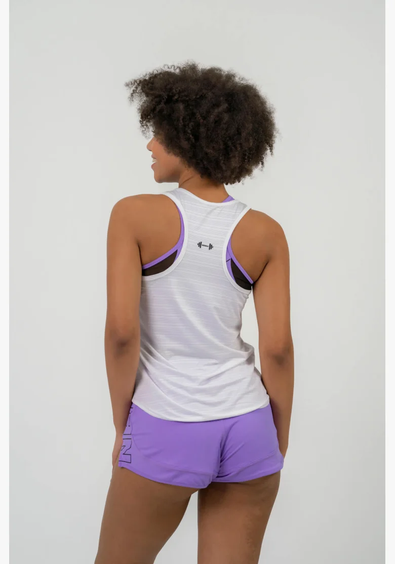 NEBBIA • FIT Activewear tílko “Airy” s reflexním logem • NEBBIAshop.cz
