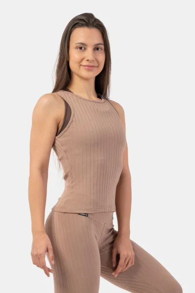 NEBBIA • Žebrované úpletové tílko z organické bavlny • NEBBIAshop.cz