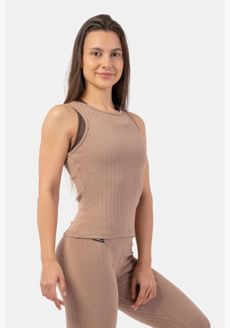 NEBBIA • Žebrované úpletové tílko z organické bavlny • NEBBIAshop.cz