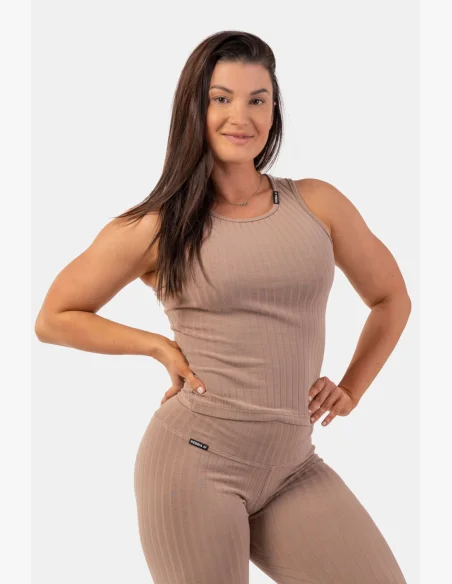 NEBBIA • Žebrované úpletové tílko z organické bavlny • NEBBIAshop.cz