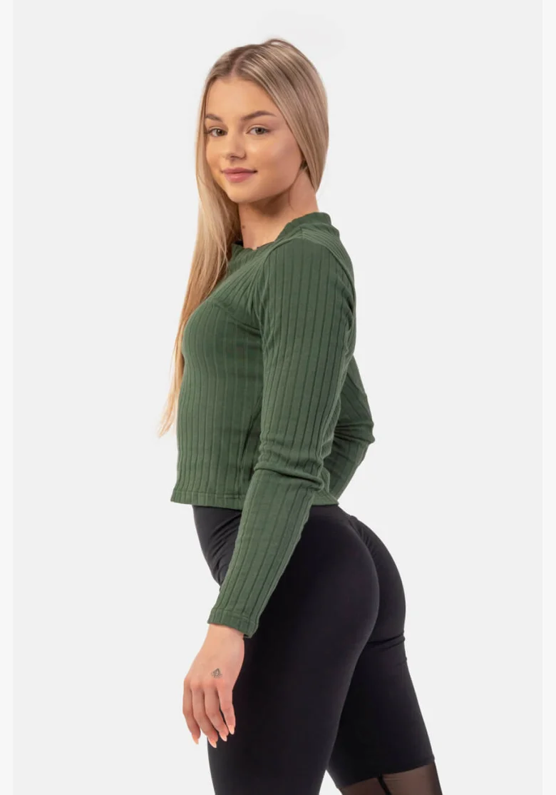 NEBBIA • Žebrované tričko z organické bavlny • NEBBIAshop.cz