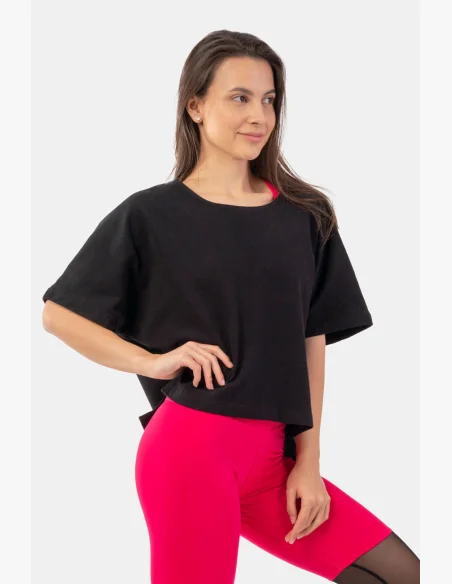 NEBBIA • Volné crop tričko „The Minimalist“ • NEBBIAshop.cz