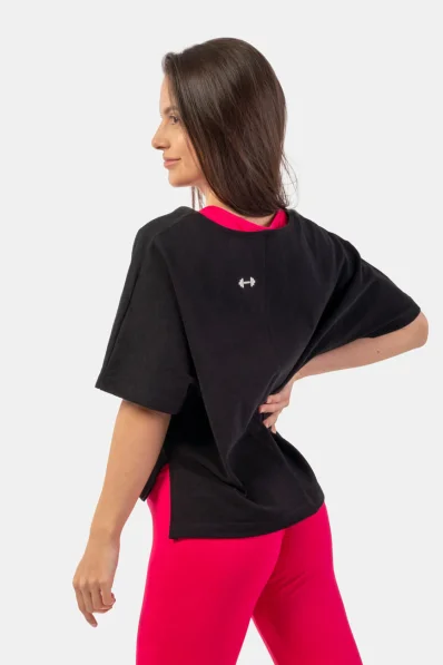 NEBBIA • Volné crop tričko „The Minimalist“ • NEBBIAshop.cz 2