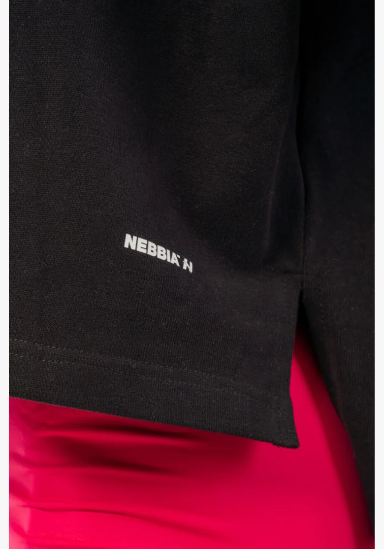 NEBBIA • Volné crop tričko „The Minimalist“ • NEBBIAshop.cz