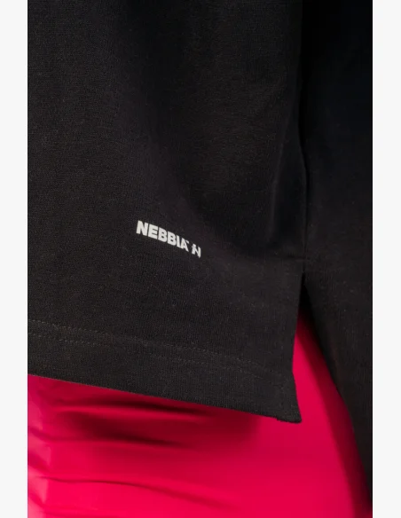 NEBBIA • Volné crop tričko „The Minimalist“ • NEBBIAshop.cz