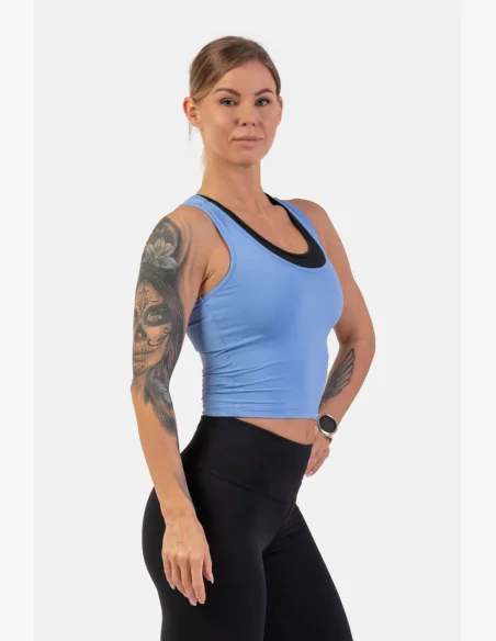 NEBBIA • Sportovní slim-fit crop tílko • NEBBIAshop.cz