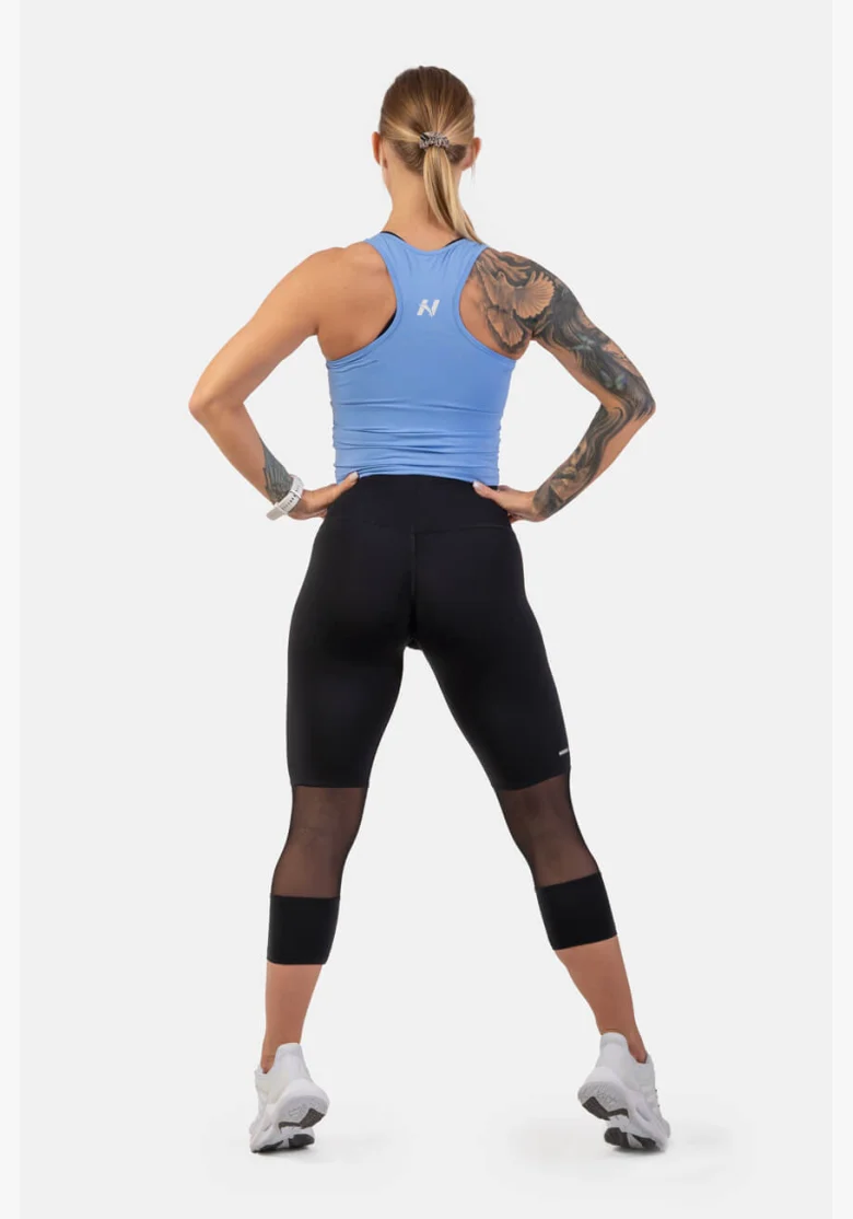 NEBBIA • Sportovní slim-fit crop tílko • NEBBIAshop.cz