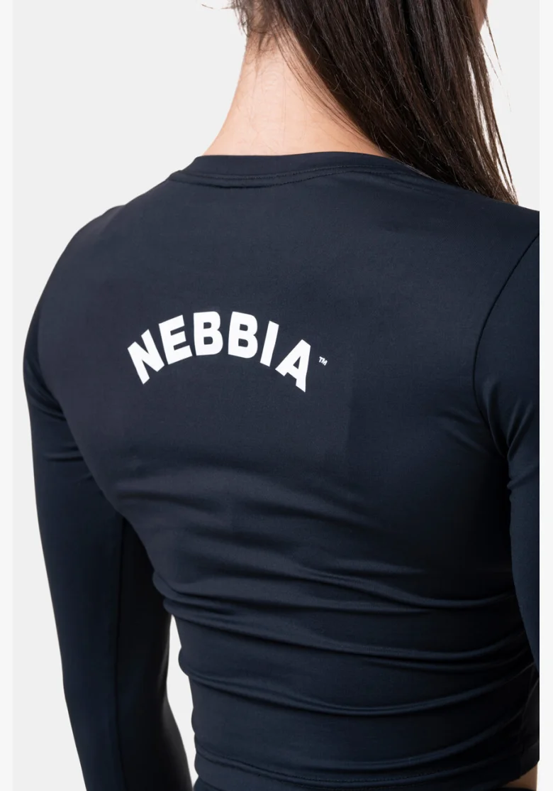 NEBBIA • Sporty HERO crop top s dlouhým rukávem • NEBBIAshop.cz
