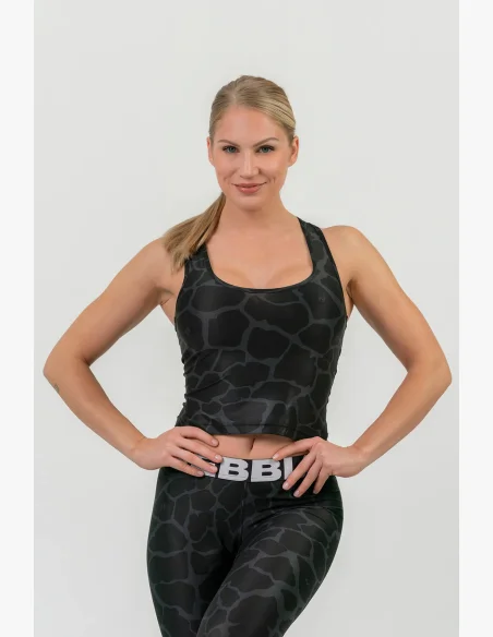 NEBBIA® • Sportovní crop top Racer back • NEBBIAshop.cz