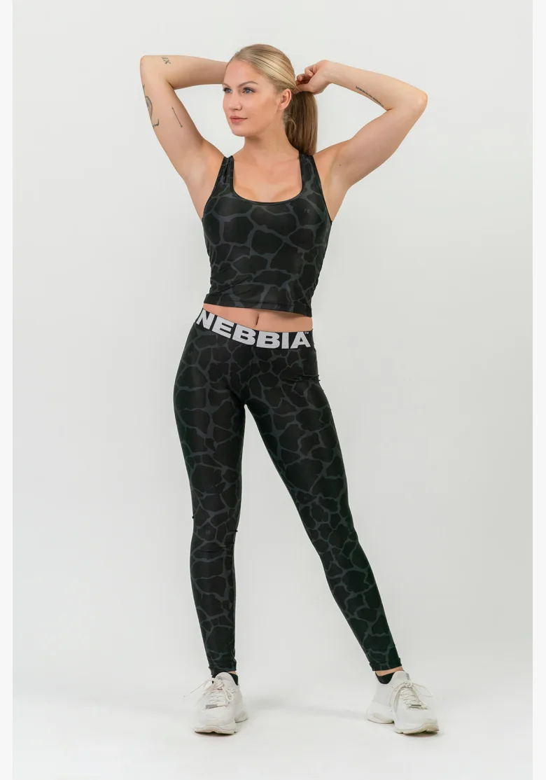 NEBBIA® • Sportovní crop top Racer back • NEBBIAshop.cz
