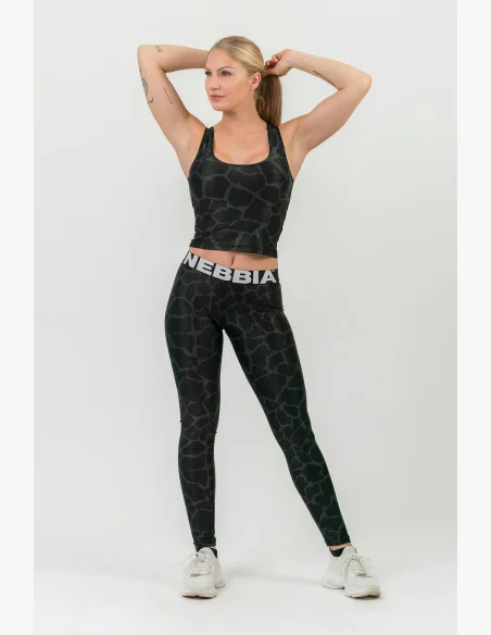 NEBBIA® • Sportovní crop top Racer back • NEBBIAshop.cz